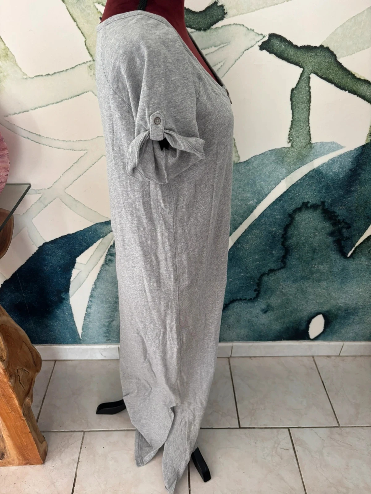 Vestido largo gris Roxy – photo 2